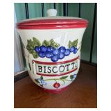 Nonni's Biscotti Jar. d-107