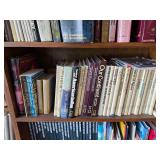 Shelf of books. D564