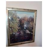 Framed forest scene. D455