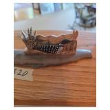 Carved loon by Mike and Lee Carson. D320