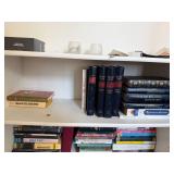 Contents of bookshelf. D246