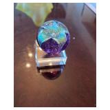 Glass eye studio paperweight. D313