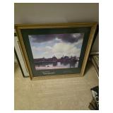 Johannes Vermeer framed print. D500