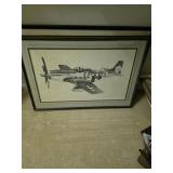Air force signed framed art. D501