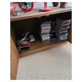 CD's and contents of cabinet. D301
