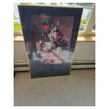 Vase of flowers print by Jan van Hysum. D489