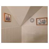 2 pieces of tile art. D434