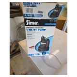 Portable utility pump. D607