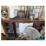 mirrored headboard and contents. D604