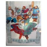 Framed Lavallee Print. d-184
