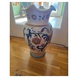 Italian imported Deruta umbrella vase. D-7