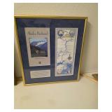 Framed Alaska railroad. D531