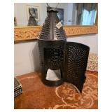 Museum reproduction of tin lantern. D354