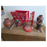 All the Costa Rican items on cabinet. D99