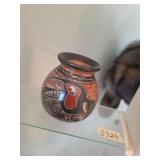 Signed Costa Rican handmade vase. D329