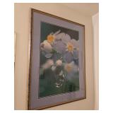 Framed flower art. D431