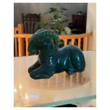 green ram sculpture. D258