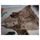 Grizzley rug with claws.  D391