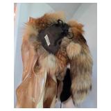 Fox fur trappers' hat. D373