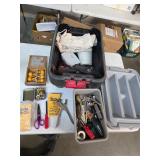 Knives, sharpeners, tools, outdoor items. 1-68