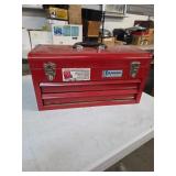 Metal toolbox full of great tools. 1-64