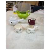 Irish pottery lot. 8-2