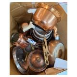 Large copper cooking lot. 21-4