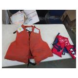 Adult and child life vest. H17