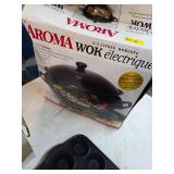 Electric wok lot. 21-6
