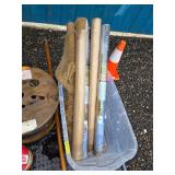 Plant protection burlap rolls in tub. 24-1