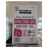 10 quarts new 0w-20 motor oil. 1-34