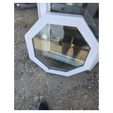 Octagonal window 2ft across. W16