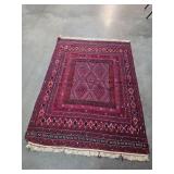 vibrant, hand woven tribal Kilim rug.70-6
