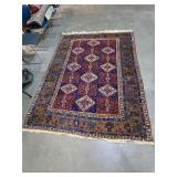 Vintage handcrafted Yalameh Persian rug. 77-2