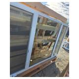 8ft wide, 5 foot tall 3 pane window. W14