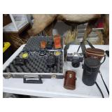 Vintage cameras and equipment, see pictures. 1-13