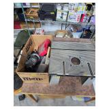 Router, router table, router bits. K40
