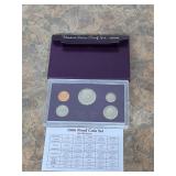 1986 uncirculated proof coin set. K19