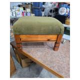 Padded stool 17in tall. N-2