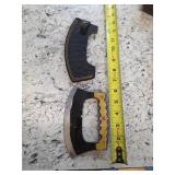 6in handmade Ulu blade with sheath. M16