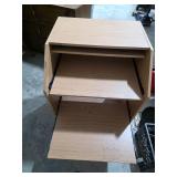 Wooden rolling cart. 55-33