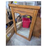 Mirror 42in tall and 26.5 in wide. N-1
