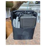 CPAP machine in carrying case. 55-14