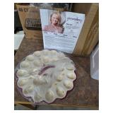 Temp-Tations ceramic egg tray. NIB. 55-92