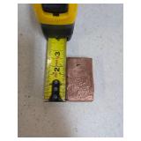 10-ounce copper bar. 2-1
