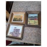 Lot of paintings, see pictures. 55-16