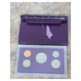 1990 uncirculated proof coin set. K23