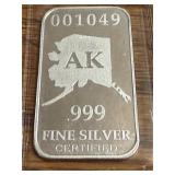 Alaska Half Ounce Silver- T12
