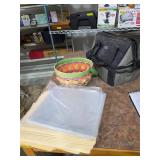 Tool bag, folders, basket. 55-82