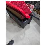 50 Gallon tub with tools and holders. K28